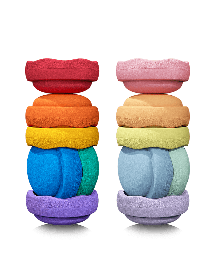 Original rainbow duo – Stapelstein®