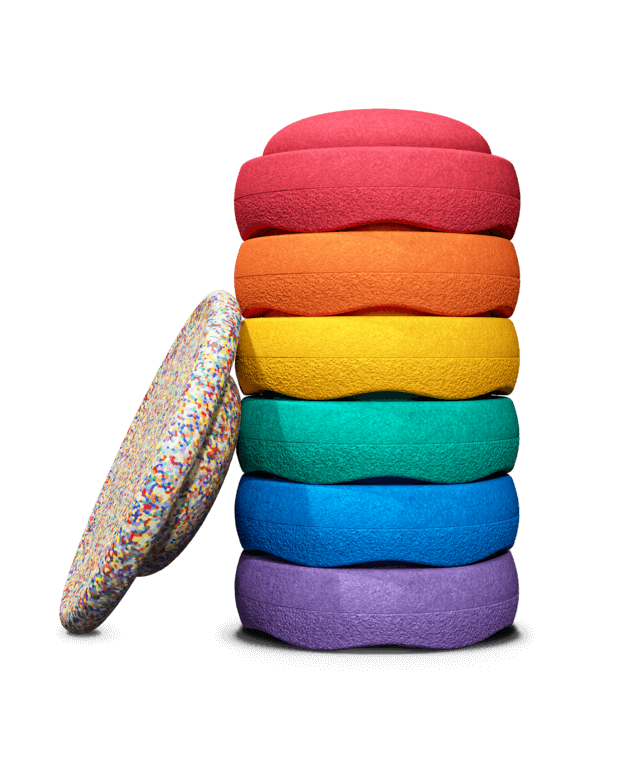 stapelstein パステル+fusionとバランスボード Stapelstein® Rainbow Set